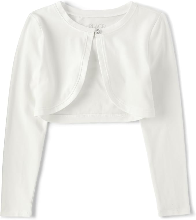 Atlantic Favorites Girls' Long Sleeve Shrug Cardigan 5632