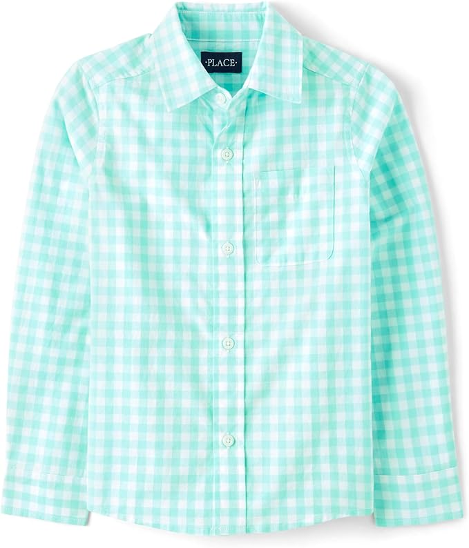 Atlantic Favorites Boys' Long Sleeve Button Down Shirts 6205