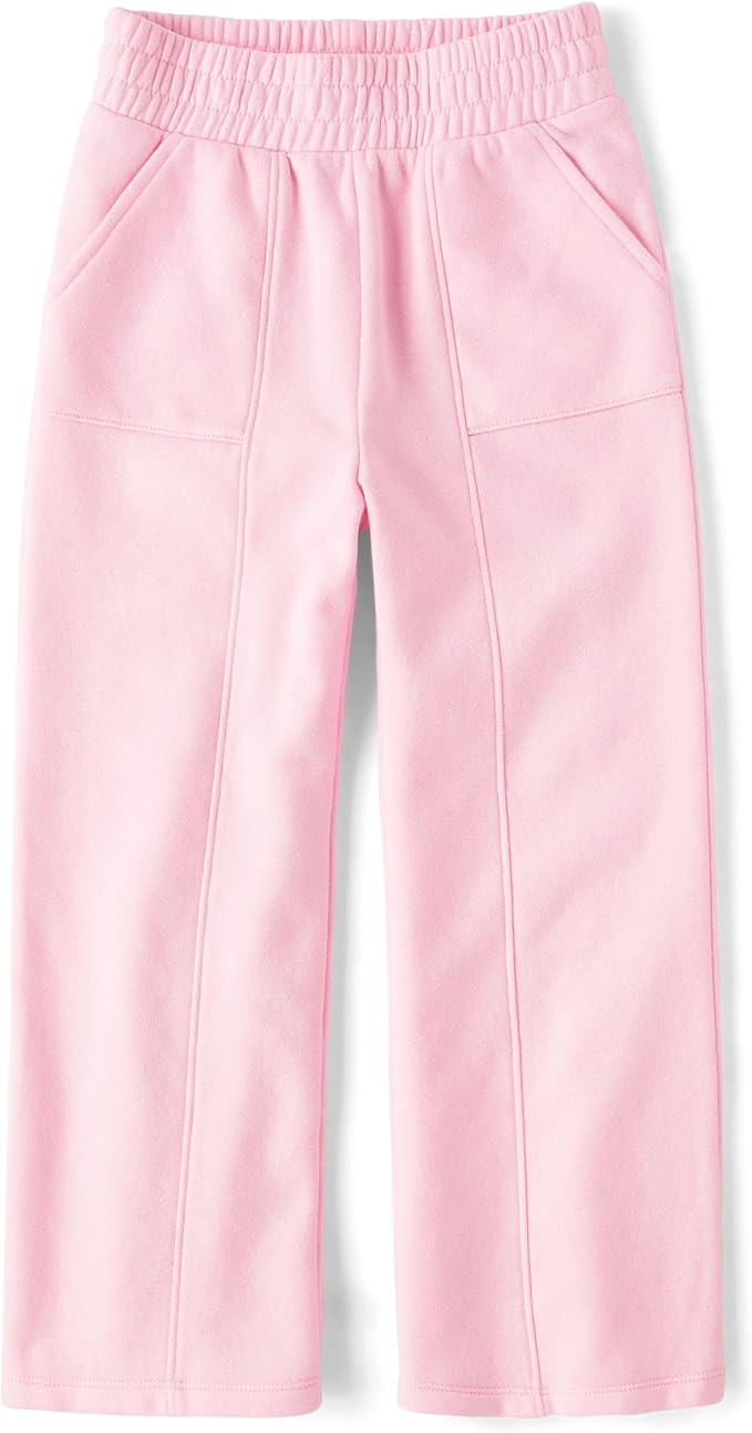 Atlantic Favorites,Girls,Pull On Active Wide Leg Pants,Cameo Fleece,Large 5129