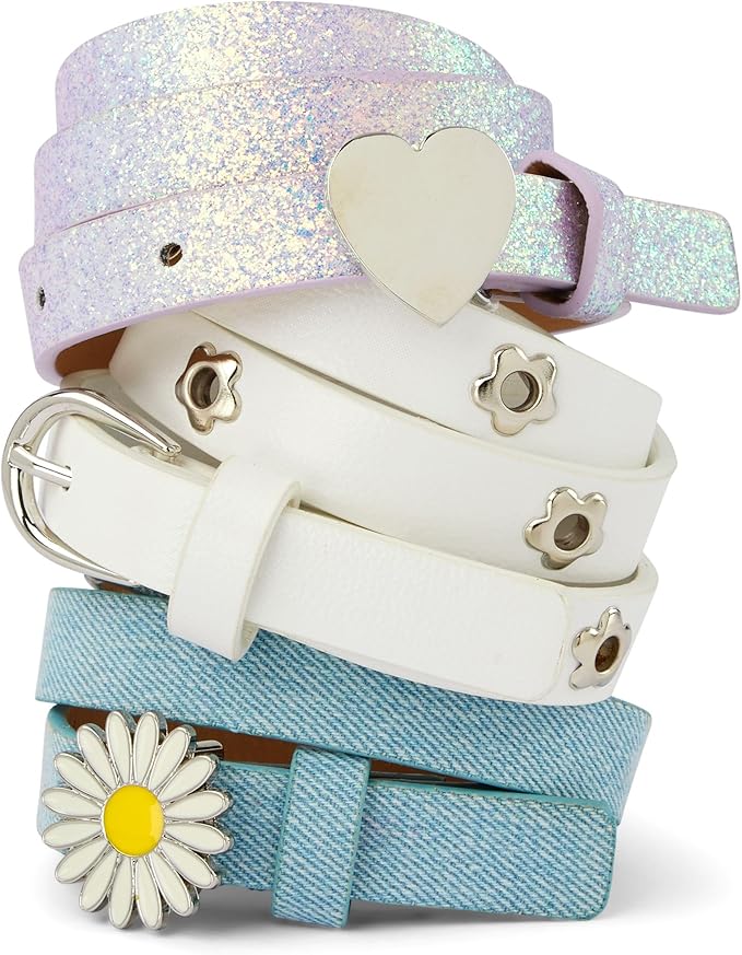Atlantic Favorites Girls' Fashion Belt Multipacks 3493