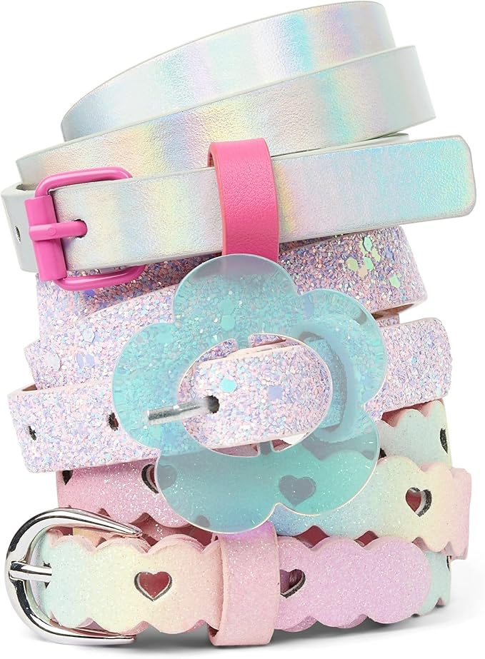 Atlantic Favorites Girls' Fashion Belt Multipacks 5059