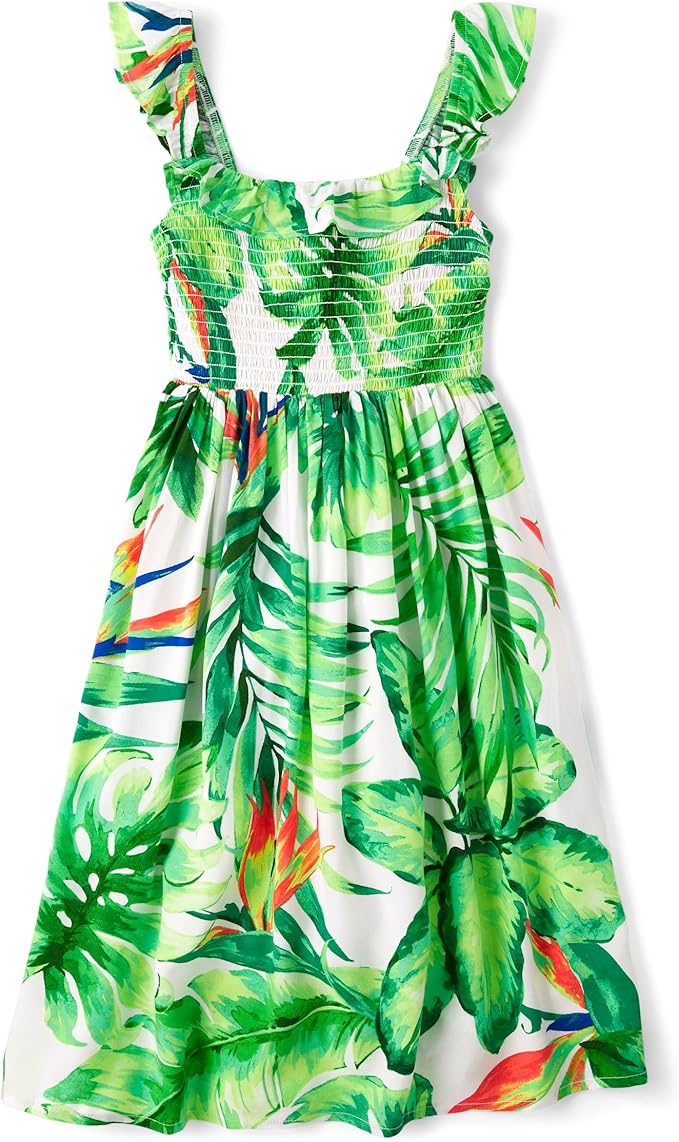 Atlantic Favorites Girls' Short Sleeve Smocked Summer Dresses 9214