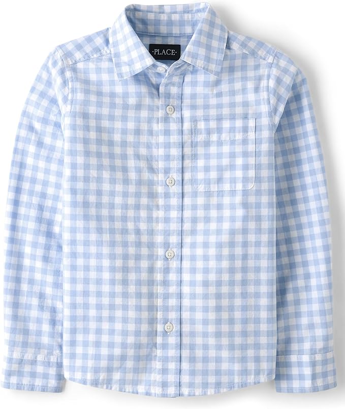 Atlantic Favorites Boy's Long Sleeve Button Down Shirts 3565