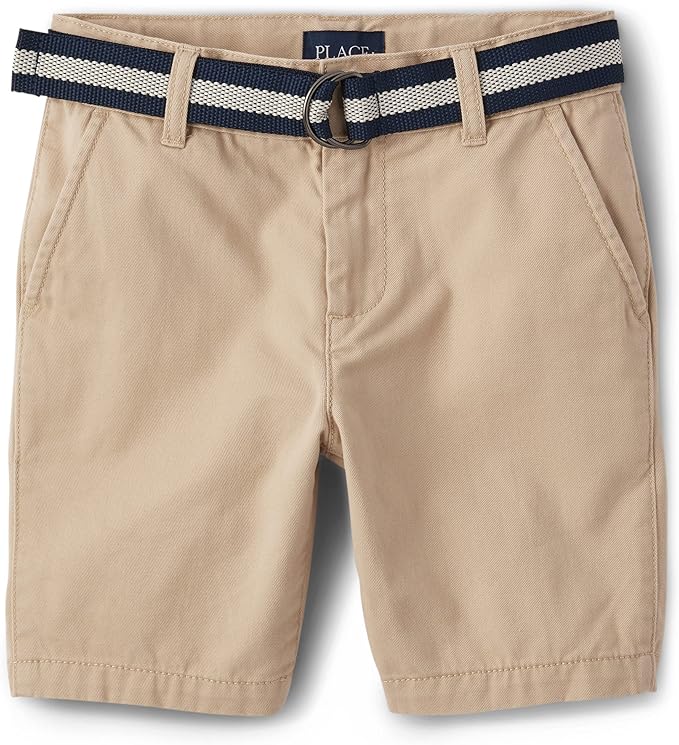 Atlantic Favorites Boys' Belted Chino Shorts 4698