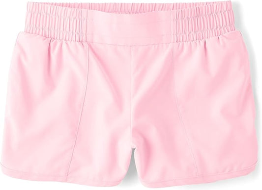 Atlantic Favorites Girls' Uniform Quick Dry Pull on Shorts 7772