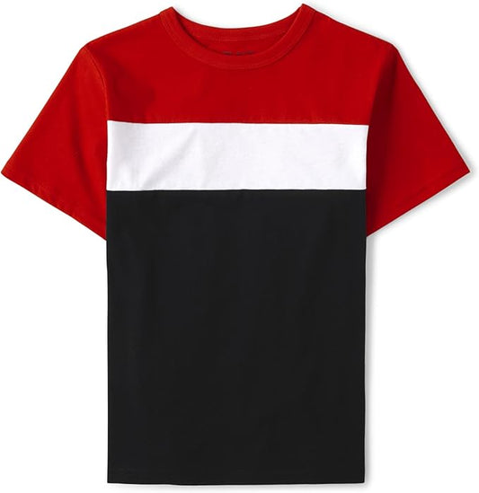 Atlantic Favorites Boys' Short Sleeve Colorblock T-Shirt 1684