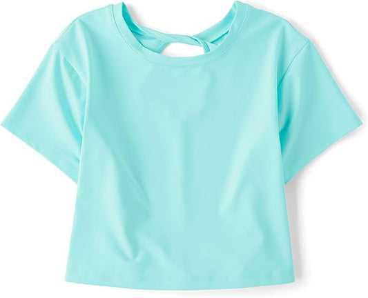 Atlantic Favorites Girls' Atheletic Short Sleeve Tops 8164