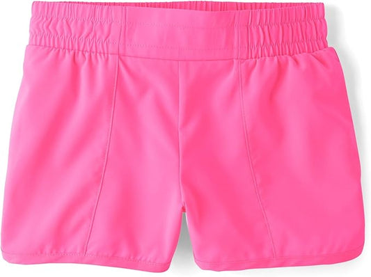 Atlantic Favorites Girls' Uniform Quick Dry Pull on Shorts 7919
