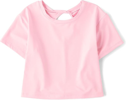 Atlantic Favorites Girls' Atheletic Short Sleeve Tops 2129