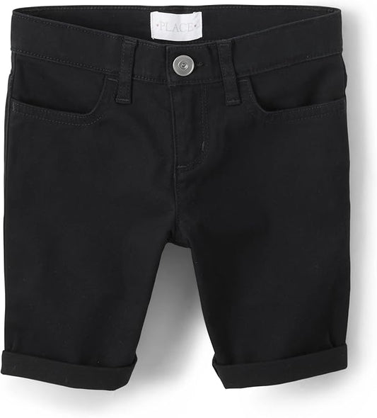 Atlantic Favorites Girls' Denim Skimmer Shorts 3595