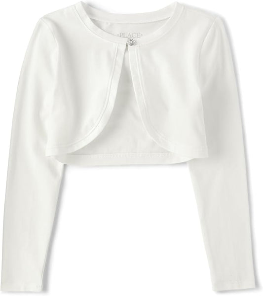 Atlantic Favorites Girls' Long Sleeve Shrug Cardigan 5632