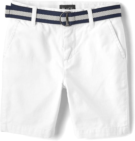 Atlantic Favorites Boys' Belted Chino Shorts 2399