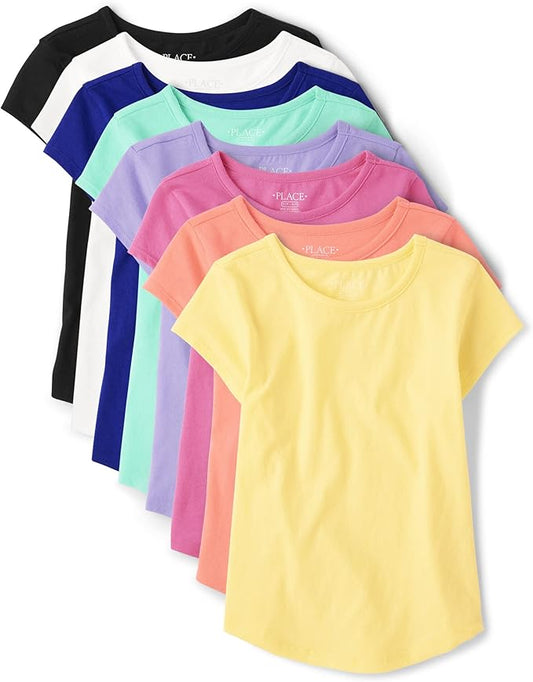 Atlantic Favorites Girls' Short Sleeve High Low Tee 7908