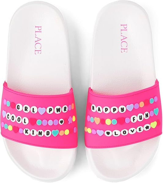 Atlantic Favorites Girls Everday Slip on Slide Sandals 2252