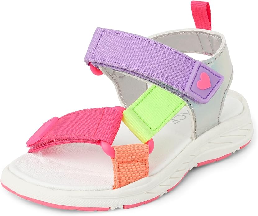 Atlantic Favorites Girl's Baby Toddler Sporty Sandals with Adjustable Straps 6876
