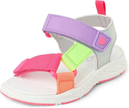 Atlantic Favorites Girl's Baby Toddler Sporty Sandals with Adjustable Straps 6876
