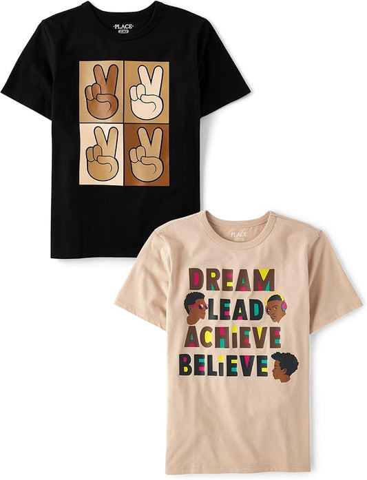 Atlantic Favorites Boys' All Holidays Short Sleeve Graphic T-Shirts,multipacks 9655