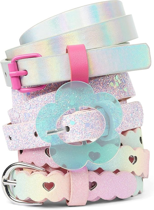 Atlantic Favorites Girls' Fashion Belt Multipacks 5059