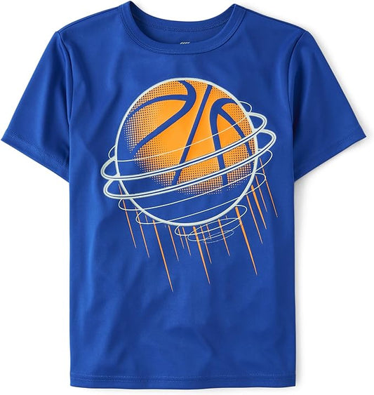 Atlantic Favorites Boys' Active Performance Short Sleeve T-Shirt 7858