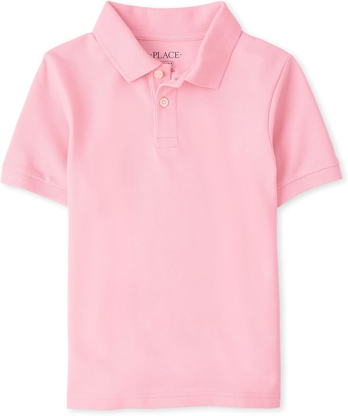 Atlantic Favorites Boys' Uniform Short Sleeve Pique Polo 7699