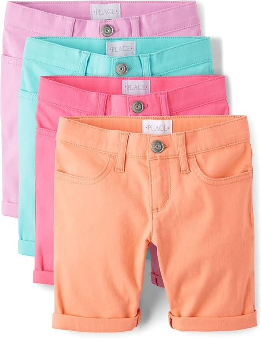 Atlantic Favorites Girls' Solid Skimmer Shorts 2452