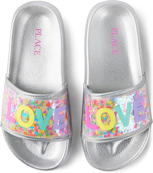 Atlantic Favorites Girls Everday Slip on Slide Sandals 7031