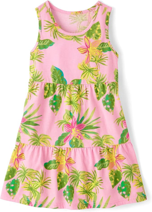 Atlantic Favorites Girls' Casual Sleeveless Tiered Dresses 4408