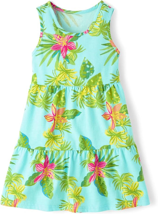 Atlantic Favorites Girls' Casual Sleeveless Tiered Dresses 3961