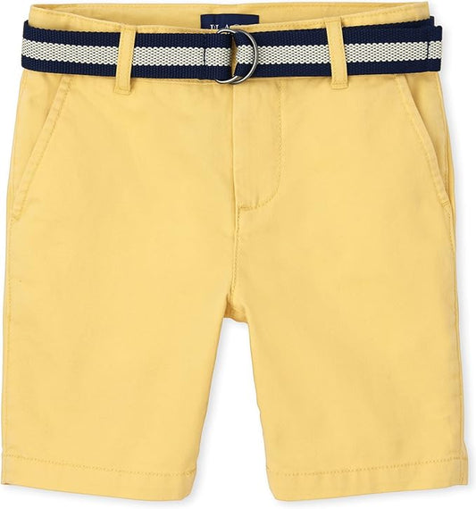 Atlantic Favorites Boys' Belted Chino Shorts 3289