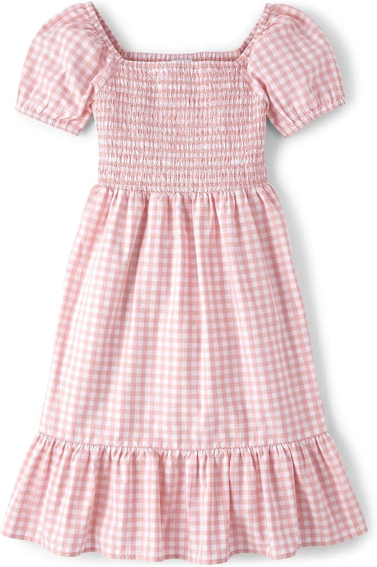 Atlantic Favorites Women's Mommy and Me Matching Short Sleeve Dresses 4039