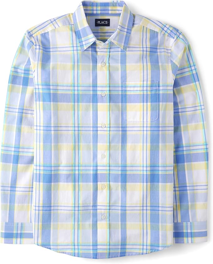 Atlantic Favorites Men's Long Sleeve Button Up Shirt 7619