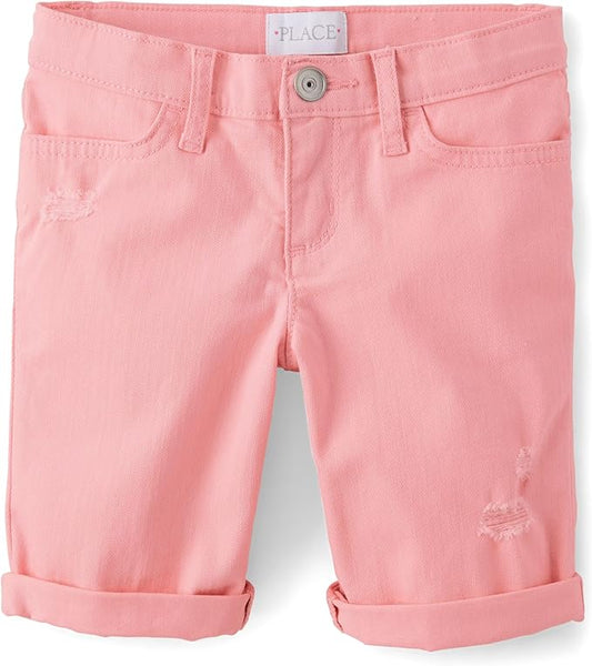 Atlantic Favorites Girls' Solid Skimmer Shorts 9668