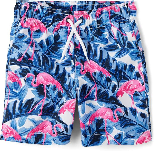 Atlantic Favorites,Boys,Swim Trunks,Tidal Flamingo,Large 3005