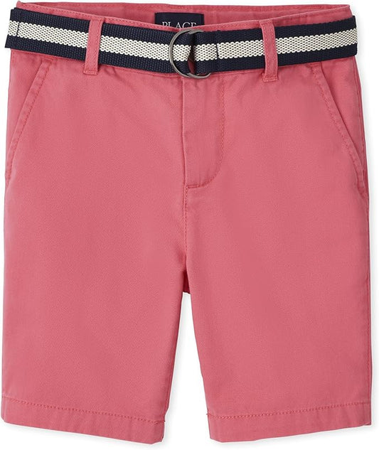 Atlantic Favorites Boys' Belted Chino Shorts 8585