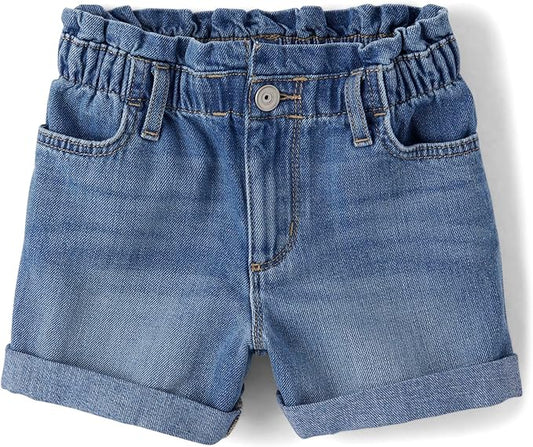 Atlantic Favorites Girls' Denim Shortie Shorts 4415