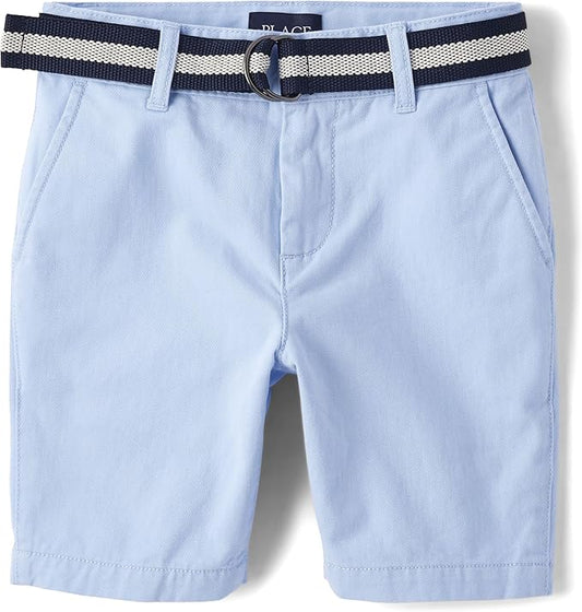 Atlantic Favorites Boys' Belted Chino Shorts 8078