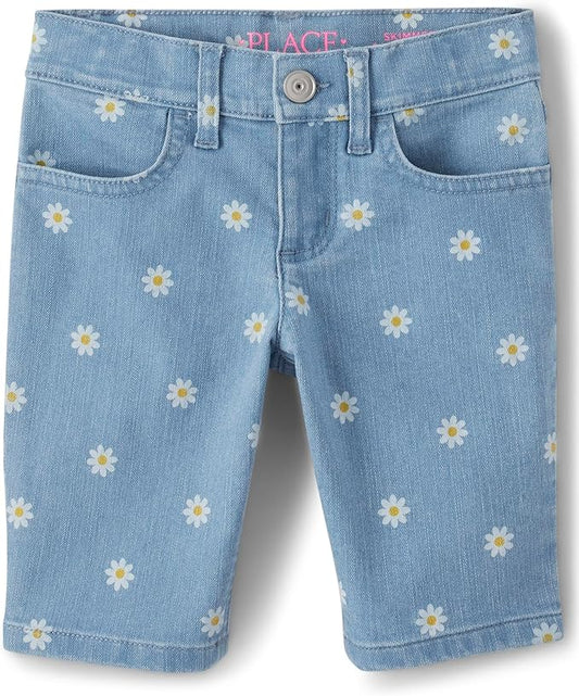 Atlantic Favorites Girls' Denim Skimmer Shorts 7064